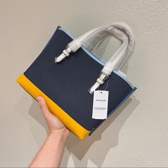 Coach mollie tote 25 in colorblock - Picture 3 of 9
